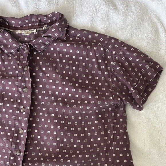 Toad&Co Plum Patterned Shirt - Picture 3 of 11